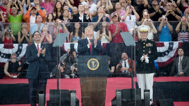 The Funniest Tweets about Trump's Fourth of July Military Parade and "Salute to America"