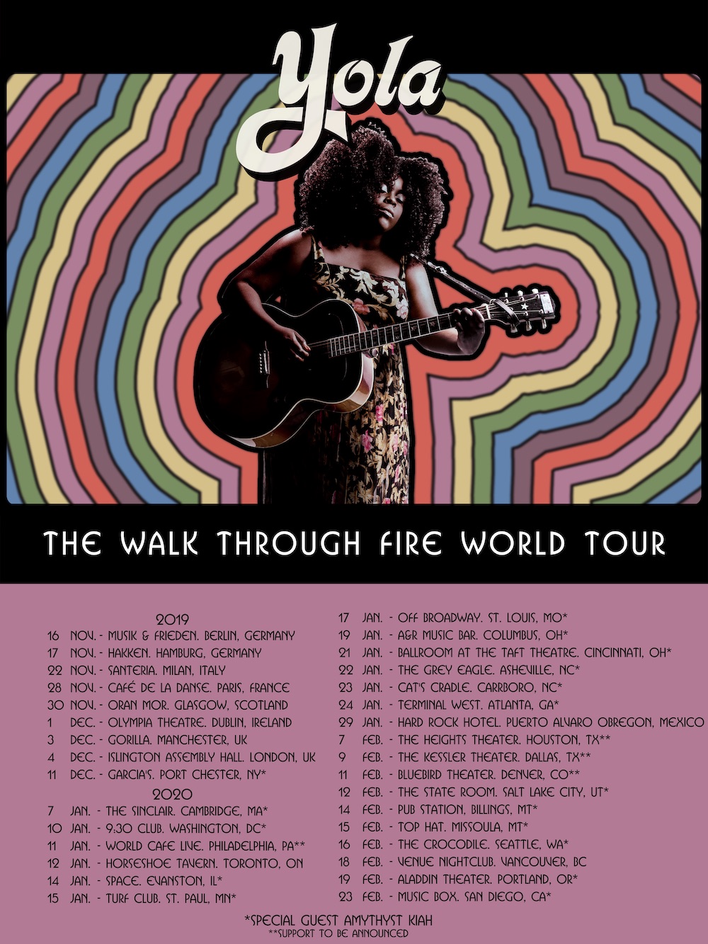 Yola Announces Walk Through Fire World Tour, Shares "It Ain't Easier