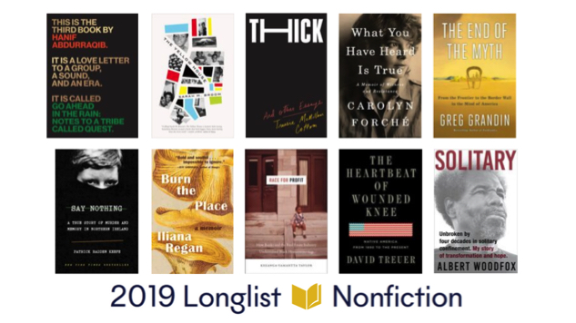 Longlist for the 2019 National Book Award for Nonfiction Announced