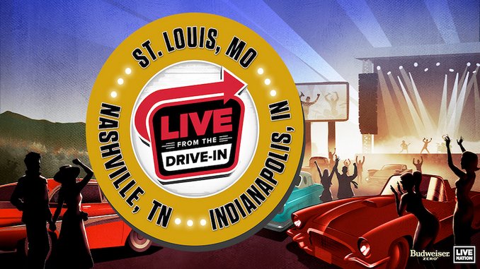 Live Nation Announces Socially-Distanced "Live From The Drive In" Concert Series