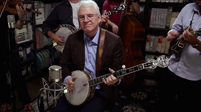 Watch Steve Martin & The Steep Canyon Rangers Corral in the <i>Paste</i> Studio on This Day in 2017