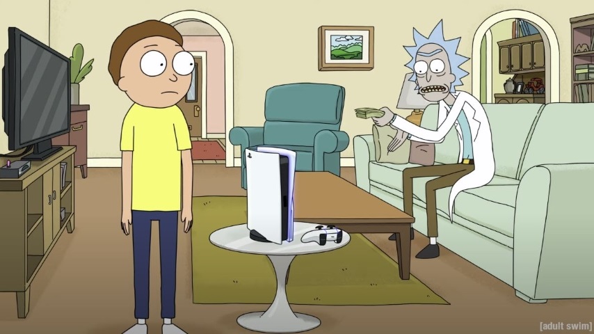 Rick and Morty Plug the PlayStation 5 in This New Ad