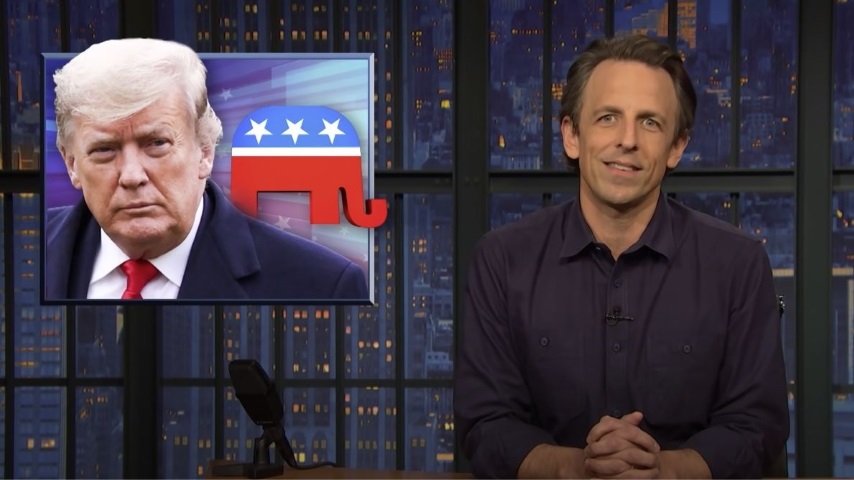 Trump's Unhinged Call to Georgia's Secretary of State Gets "A Closer Look" from Seth Meyers