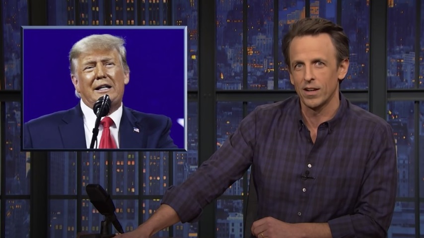 Seth Meyers Takes a Closer Look at Trump's CPAC Speech