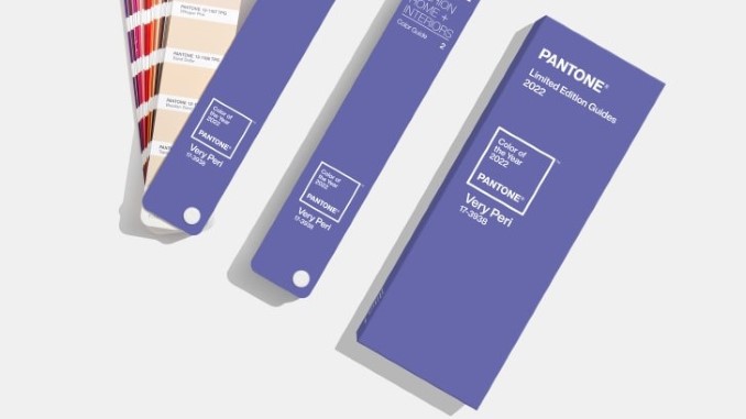 Pantone's 2022 Color of the Year Revealed as "Very Peri"