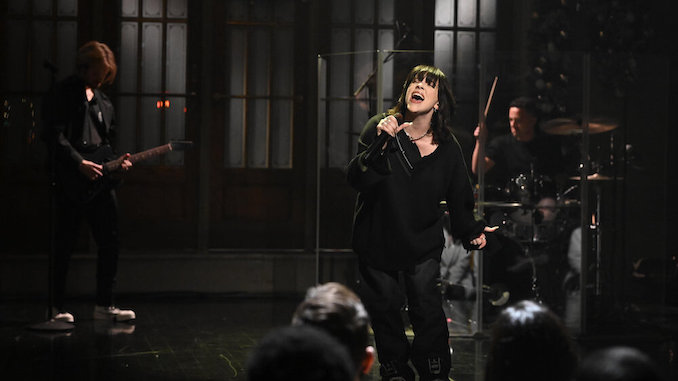 Watch Billie Eilish Perform &#8220;Happier Than Ever&#8221; and &#8220;Male Fantasy&#8221; on <i>SNL</i>