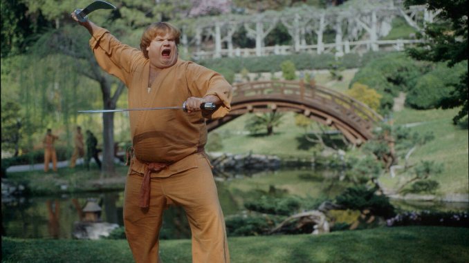 <i>Beverly Hills Ninja</i> and Chris Farley Almost Skewered Insensitivity 25 Years Ago