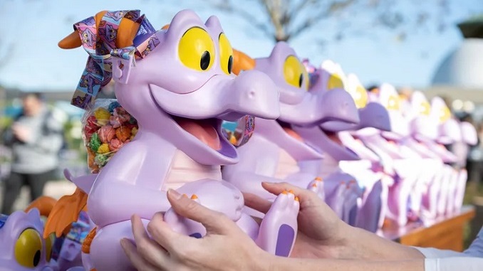 Here's Why Disney Fans Lined Up for Hours to Buy a Figment Popcorn Bucket