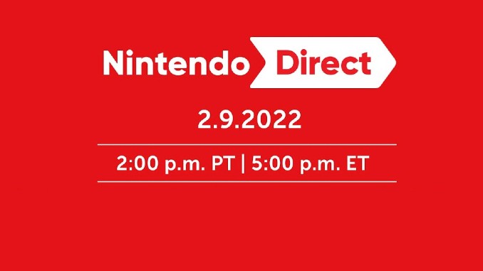 Surprise! Nintendo Direct Coming Tomorrow, Feb. 9