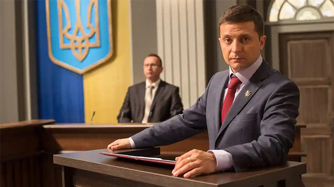 The Surrealism of Netflix Airing <i>Servant of the People</i>, a Comedy Where Zelenskyy, the President of Ukraine, Plays the President of Ukraine