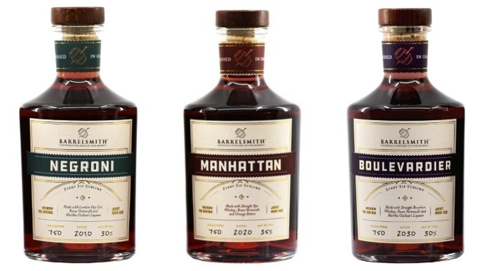 Tasting: 3 Bottled Cocktails from Barrelsmith (Manhattan, Negroni, Boulevardier)