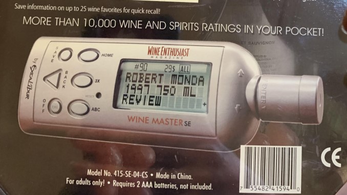 Behold the WineMaster, the Ultimate Useless Wine Gift From 20 Years Ago