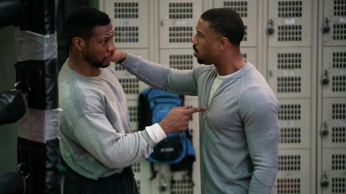In <I>Creed III</I>, Michael B. Jordan and Jonathan Majors Hit Hard Without Stallone