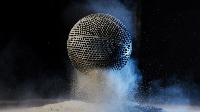 Wilson's Prototype 3D Printed Airless Basketball Keeps Science and Sport Working Hand-In-Hand