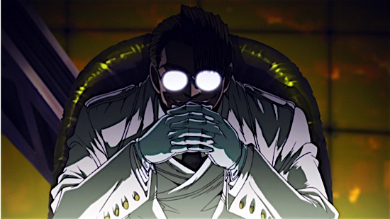 Anime character - Dark bad guy villain with evil anime smile - Anime Characters - Magnet