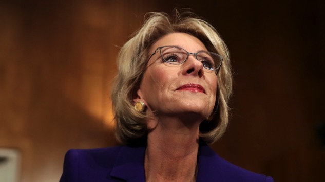 Sitting U.S. Senators Have Received $115,000 Directly from Betsy DeVos