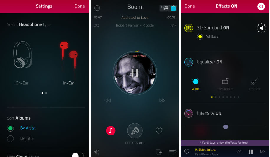 Boom (iOS) App Review: Music Player with Magical Surround Sound - Paste