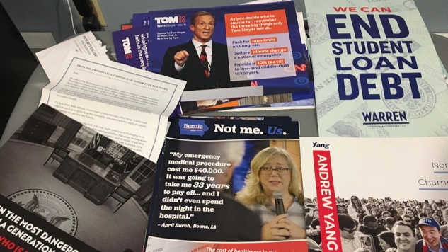 The Iowa Caucus Junk Mail Power Rankings: Which Democrat Tops the Field?