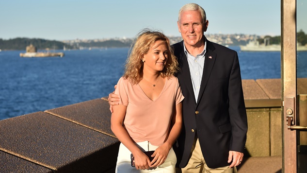 Charlotte Pence is "All For" John Oliver's Marlon Bundo Book