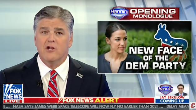 Sean Hannity Tried to Bash Alexandria Ocasio-Cortez but Ended up Promoting Her Campaign Instead
