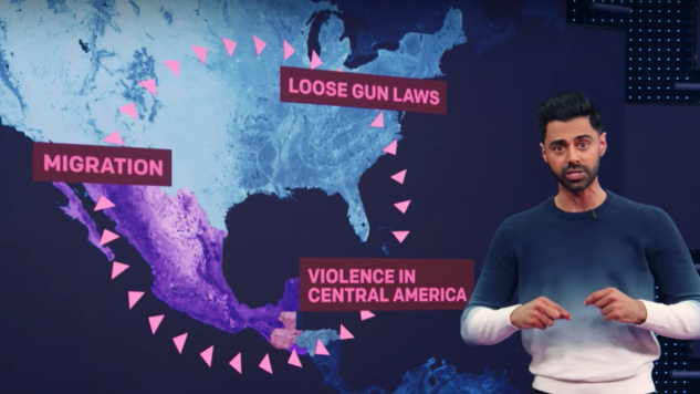Hasan Minhaj Tackles the Absurdity of the NRA in Latest Episode of <i>Patriot Act</i>