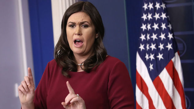 Sarah Huckabee Sanders Insults Journalists, Refuses to Answer Questions About Trump's Sexual Harassment Allegations