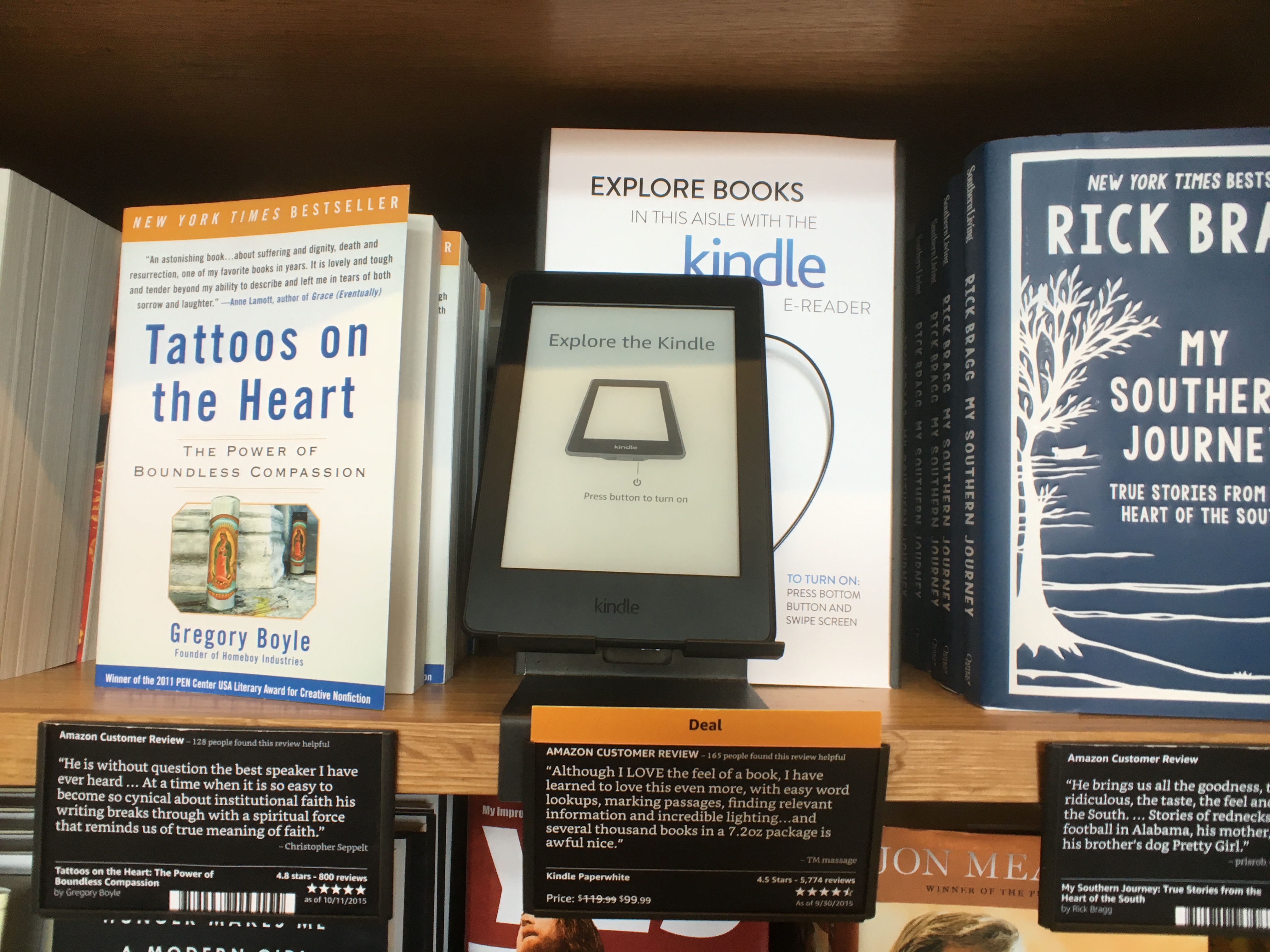 A Trip To Amazon S Brick And Mortar Book Store Paste