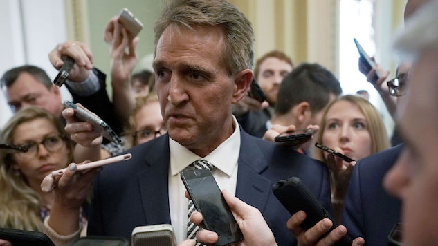 Jeff Flake Says Brett Kavanaugh's Nomination Is Over if FBI Finds That He Lied