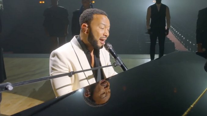 Watch John Legend Perform on Night Two of the Democratic National Convention