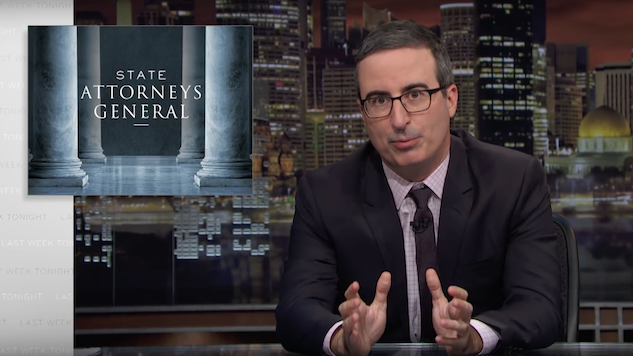 John Oliver Calls Attention to State Attorneys General Races in Latest <i>Last Week Tonight</i> Segment
