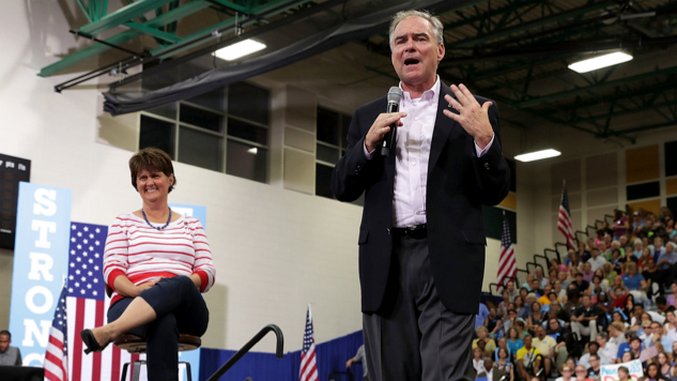 Report From the Campaign Trail: Following Tim Kaine In New Hampshire