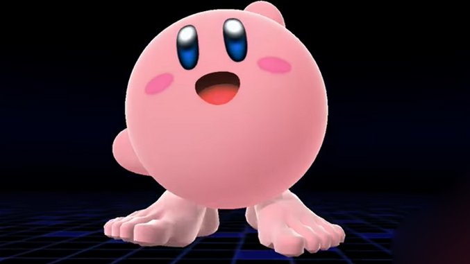 Kirby's Feet Are Now Playable in Super Smash Bros.