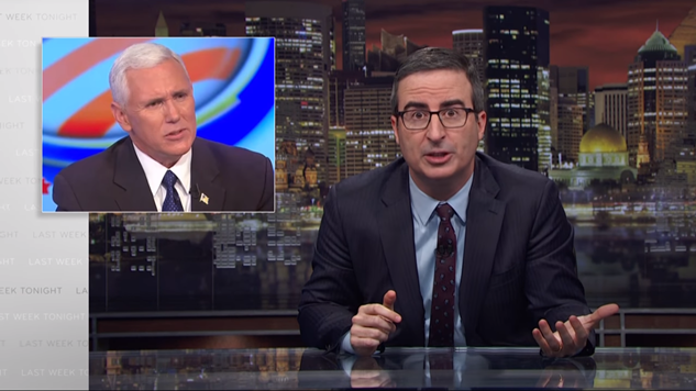 Watch John Oliver Remind Us All of Mike Pence's Discriminatory Nature