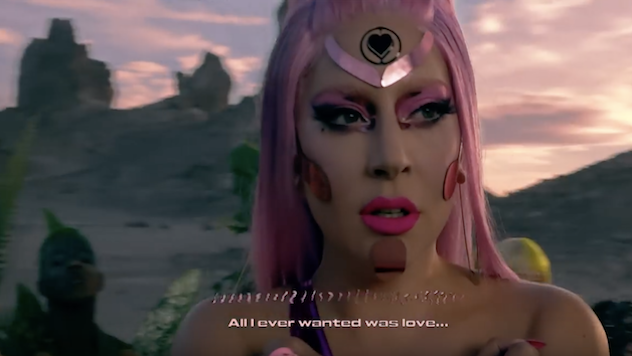 Lady Gaga Goes Intergalactic in Shades of Hot Pink in the &#8220;Stupid Love&#8221; Music Video