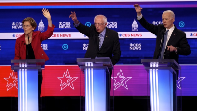 The Last Primary Debate That Matters Ended in Chaos, and Bernie Sanders Survived
