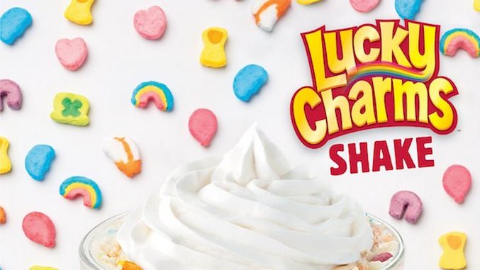 Burger King Introduces a Lucky Charms Milkshake