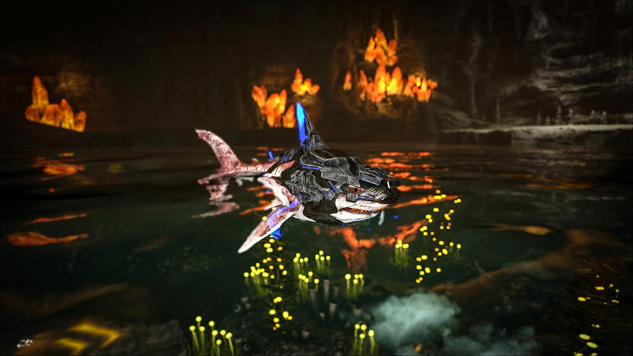 You Can Now Attach A Frickin' Laser Beam To Your Shark's Head in <i>ARK: Survival Evolved</i>