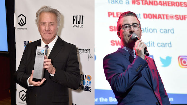John Oliver Steps Up, Grills Dustin Hoffman on Sexual Harassment Allegations