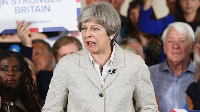 Anti-Theresa May Song That UK Radio Can't Play Hits Number One