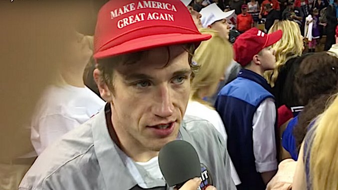 An Interview with <i>Late Night</i> Writer and Vine Legend Conner O'Malley, On His Trump Rally Video