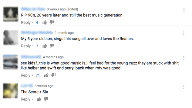 19 YouTube Comments You'll See On Every Music Video