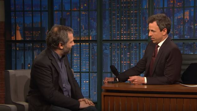Read the Room, Judd: Apatow's <i>Seth Meyers</i> Appearance