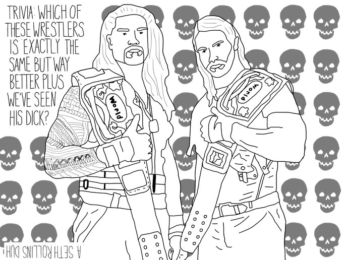 wwe coloring pages of wrestlemania