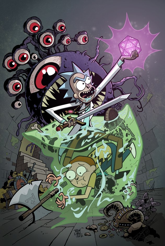 Rick And Morty Meets Dungeons And Dragons In New Crossover Comic From Oni 3587