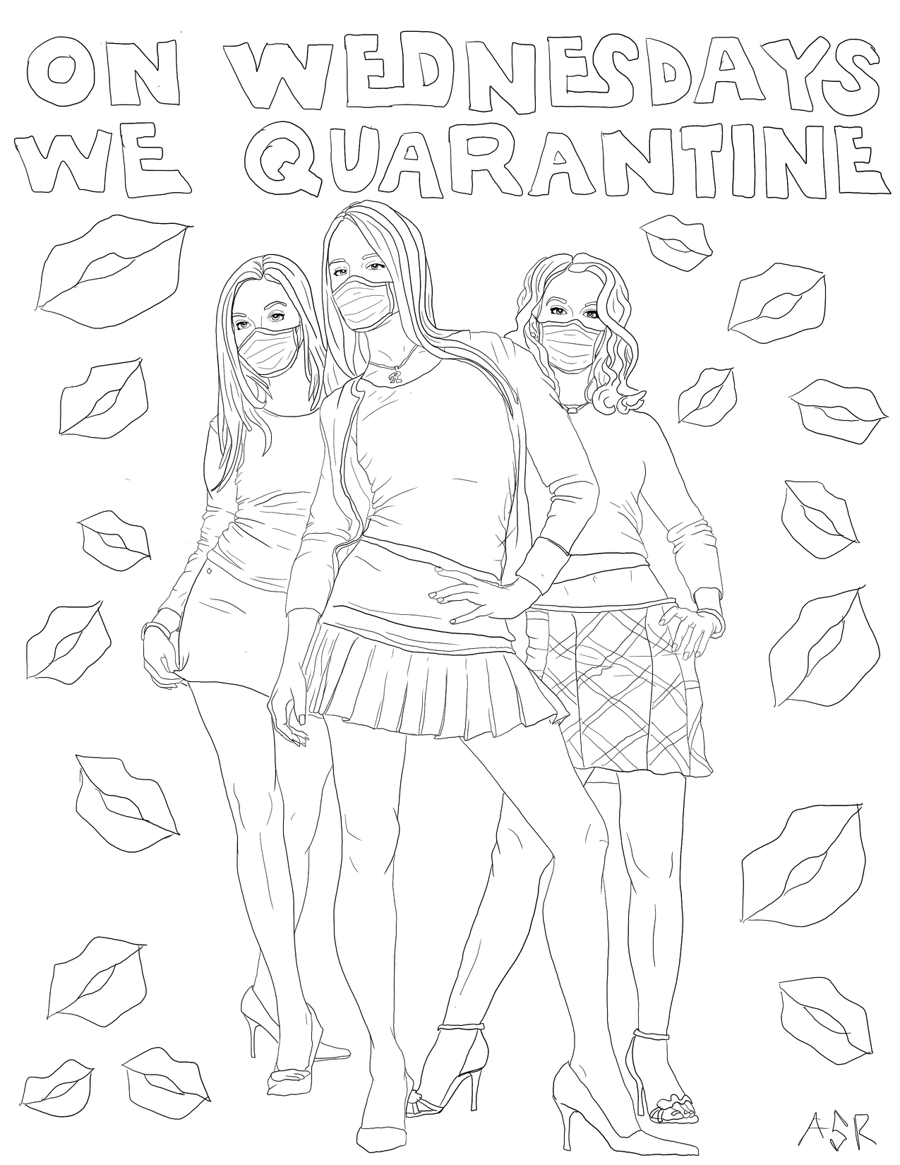 the quarantine coloring book