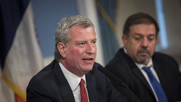 New York Mayor Bill de Blasio Announces Landmark Paid Time Off Plan