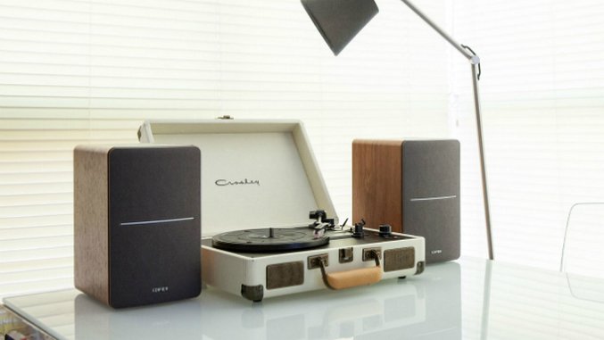 edifier r1280t record player