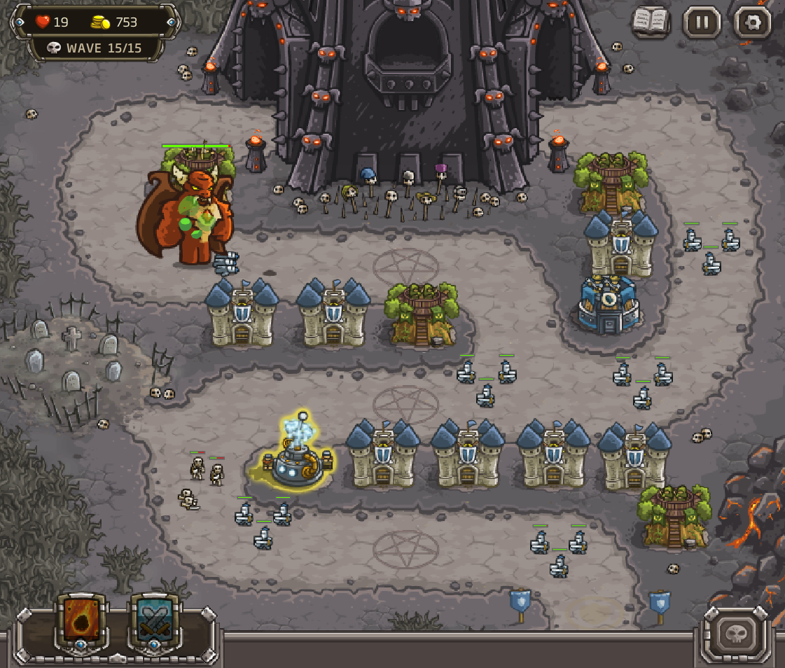 The hardest thing about Kingdom Rush : gaming