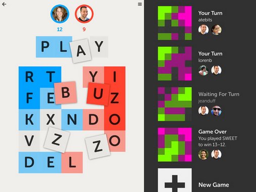 Mobile Game of the Week: <i>Letterpress</i> (iOS)