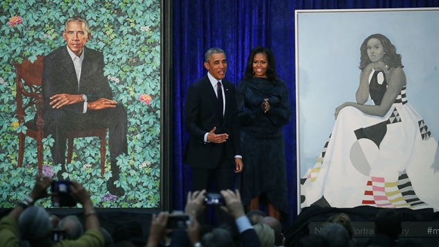 This Little Girl in Awe of Michelle Obama's Presidential Portrait Is the Best Thing You'll See Today